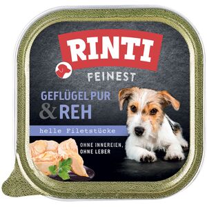 RINTI Fijnste 11 x 150 g Hondenvoer - Puur gevogelte en wild RINTI Fijnste 11 x 150 g Hondenvoer - Puur gevogelte en wild