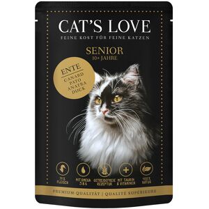 12x85g Cat's Love Senior Eend Nat Kattenvoer 12x85g Cat's Love Senior Eend Nat Kattenvoer