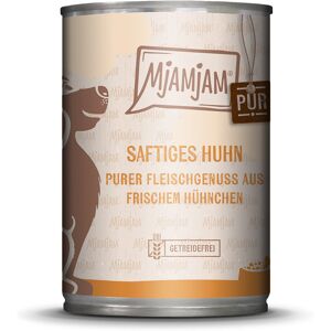 6 x 400 g MjAMjAM puur vleesgenot sappige kip puur hondenvoer nat 6 x 400 g MjAMjAM puur vleesgenot sappige kip puur hondenvoer nat
