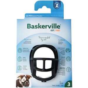 Muilkorf Baskerville Ultra 2.0 - Maat 3: Bijv. Border Collie, Schnauzer Muilkorf Baskerville Ultra 2.0 - Maat 3: Bijv. Border Collie, Schnauzer