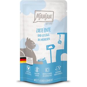 12x125g MjAMjAM Quetschie Eend & Gevogelte nat kattenvoer 12x125g MjAMjAM Quetschie Eend & Gevogelte nat kattenvoer