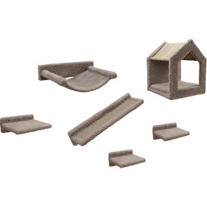 Kerbl Pet Kerbl Huisdier klimwand Monte Baldo - set van 6 delen voor katten Kerbl Pet Kerbl Huisdier klimwand Monte Baldo - set van 6 delen voor katten