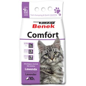 Voordeelpakket: 2x10l Super Benek Comfort Lavendel kattenbakvulling Voordeelpakket: 2x10l Super Benek Comfort Lavendel kattenbakvulling