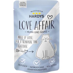 12x100g Kip & Gans Hardys LOVE AFFAIR natvoer voor katten 12x100g Kip & Gans Hardys LOVE AFFAIR natvoer voor katten