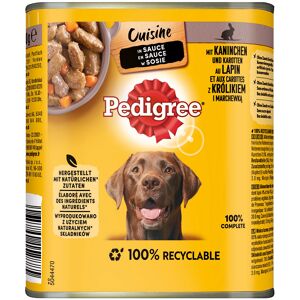 12x800g Konijn & Wortelen in saus Pedigree Classic natvoer voor honden 12x800g Konijn & Wortelen in saus Pedigree Classic natvoer voor honden