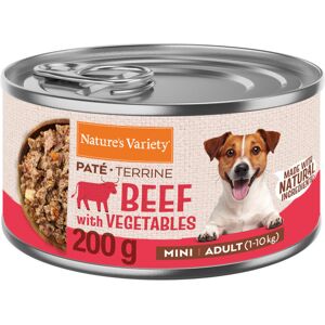 Nature’s Variety Voordeelpakket: 12x 200g Nature's Variety Paté Mini Adult Rund Hondenvoer nat Nature’s Variety Voordeelpakket: 12x 200g Nature's Variety Paté Mini Adult Rund Hondenvoer nat