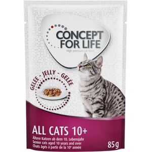 24x85g All Cats 10+ in Gelei Concept for Life Kattenvoer 24x85g All Cats 10+ in Gelei Concept for Life Kattenvoer