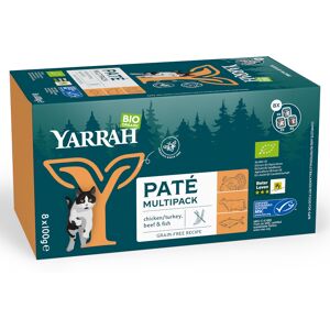 48x100g Paté-mix 3 soorten Yarrah nat kattenvoer 48x100g Paté-mix 3 soorten Yarrah nat kattenvoer