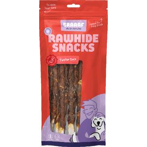 8 stuks Twister Kauwrollen met Eend 2 x 25 cm Braaaf Hondensnacks 8 stuks Twister Kauwrollen met Eend 2 x 25 cm Braaaf Hondensnacks