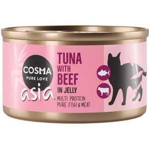 24 x 85 g Cosma Thai in Gelei Voordeelpakket Tonijn & Rund 24 x 85 g Cosma Thai in Gelei Voordeelpakket Tonijn & Rund