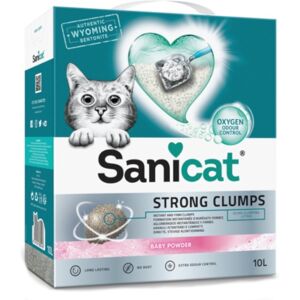 10L Strong Clumps Sanicat Kattenbakvulling Klonterend 10L Strong Clumps Sanicat Kattenbakvulling Klonterend