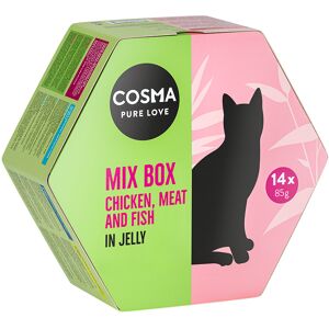 14x85g Mix Box Cosma Kattenvoer 14x85g Mix Box Cosma Kattenvoer