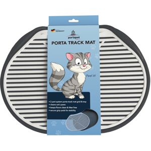 No Brand Kattenbakmat Soft Touch Track Mat Zilver No Brand Kattenbakmat Soft Touch Track Mat Zilver