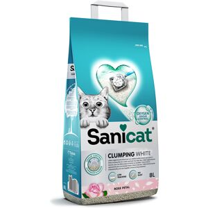 2 x 8 l Sanicat Clumping White Rose Kattenbakvulling 2 x 8 l Sanicat Clumping White Rose Kattenbakvulling