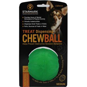 Starmark Treat Dispensing Chew Ball Maat ca.Ø7cm Hond Starmark Treat Dispensing Chew Ball Maat ca.Ø7cm Hond