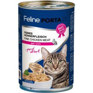 6x400g Feline Kip Puur Porta 21 Kattenvoer 6x400g Feline Kip Puur Porta 21 Kattenvoer