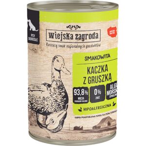 Wiejska Zagroda Dog 12 x 400 g - Eend met Peer Wiejska Zagroda Dog 12 x 400 g - Eend met Peer