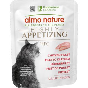 Voordeelverpakking: 24x50g Almo Nature HFC Zeer Smakelijk Kipfilet natvoer voor katten Voordeelverpakking: 24x50g Almo Nature HFC Zeer Smakelijk Kipfilet natvoer voor katten