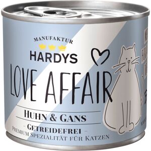 Voordeelverpakking 24x200g kip & gans Hardys LOVE AFFAIR natvoer voor katten Voordeelverpakking 24x200g kip & gans Hardys LOVE AFFAIR natvoer voor katten