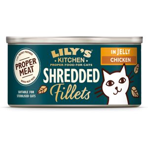 24x70g Lily's Kitchen Versnipperde Kipfilets Kattenvoer nat 24x70g Lily's Kitchen Versnipperde Kipfilets Kattenvoer nat