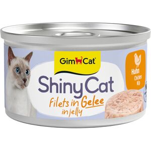 24x70g ShinyCat Jelly Kip GimCat Kattenvoer 24x70g ShinyCat Jelly Kip GimCat Kattenvoer