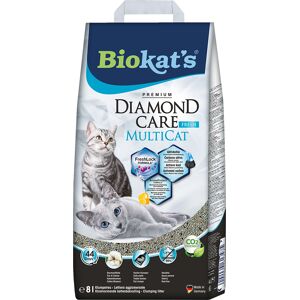 2x8l Diamond Care MultiCat Fresh Biokat's Kattenbakvulling 2x8l Diamond Care MultiCat Fresh Biokat's Kattenbakvulling