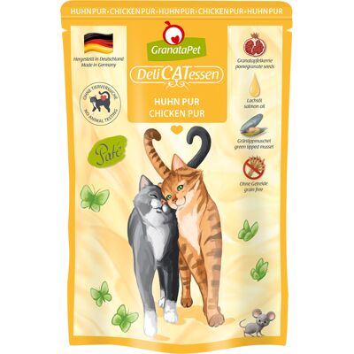12x85g GranataPet DeliCatessen Kip PUUR Kattenvoer 12x85g GranataPet DeliCatessen Kip PUUR Kattenvoer