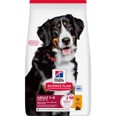 14kg Adult 1-5 Large Breed Kip Hill's Science Plan Hondenvoer 14kg Adult 1-5 Large Breed Kip Hill's Science Plan Hondenvoer