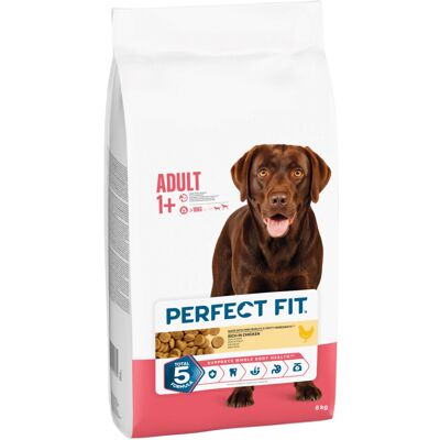 6kg Adult Hond (>10kg) Perfect Fit Hondenvoer 6kg Adult Hond (>10kg) Perfect Fit Hondenvoer