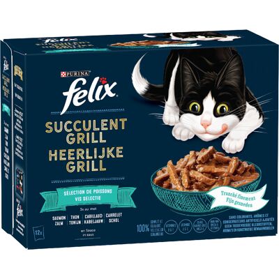 3 + 1 gratis! Felix natvoer voor katten - Heerlijke Reepjes Kattenvoer Smaakvariatie uit het Water 48 x 80 g 3 + 1 gratis! Felix natvoer voor katten - Heerlijke Reepjes Kattenvoer Smaakvariatie uit het Water 48 x 80 g