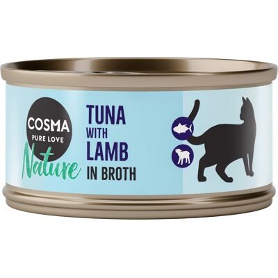 24x70g Tonijn & Lam Cosma Nature Kattenvoer 24x70g Tonijn & Lam Cosma Nature Kattenvoer
