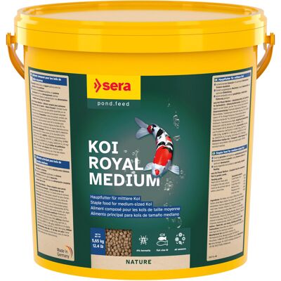 21 L Koi Royal Medium Granulaat Sera Hoofdvoer voor Koikarpers 21 L Koi Royal Medium Granulaat Sera Hoofdvoer voor Koikarpers