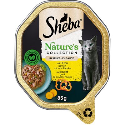 22x85g Kip in Saus Nature's Collection Sheba Kattenvoer 22x85g Kip in Saus Nature's Collection Sheba Kattenvoer