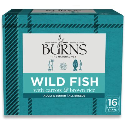 Burns natvoer voor honden 16 x 395 g - Vis Burns natvoer voor honden 16 x 395 g - Vis
