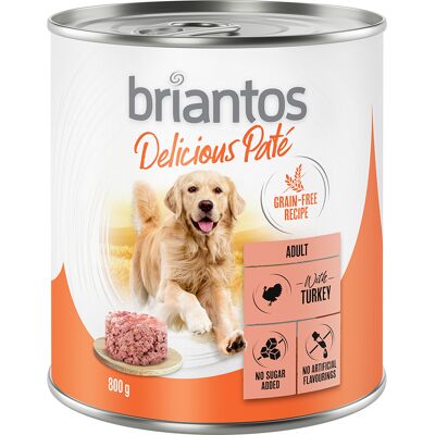 Briantos Delicious Paté 6 x 800 g Kalkoen Briantos Delicious Paté 6 x 800 g Kalkoen