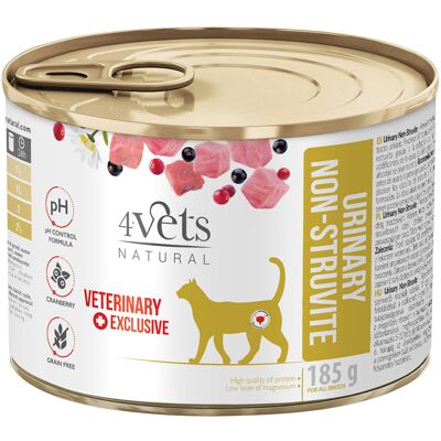 4vets Natural Cat Urinary 185 g - 6 x 185 g 4vets Natural Cat Urinary 185 g - 6 x 185 g