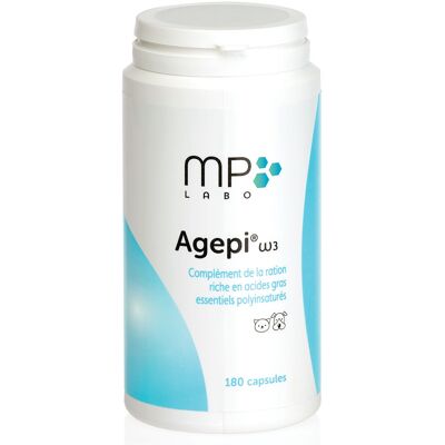 180 Capsules MP Labo Agepi Omega 3 Aanvullende Voeding Kat/Hond 180 Capsules MP Labo Agepi Omega 3 Aanvullende Voeding Kat/Hond