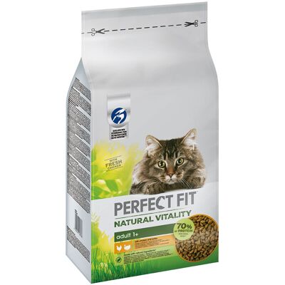 6kg Natural Vitality Kip & Kalkoen Perfect Fit Kattenvoer 6kg Natural Vitality Kip & Kalkoen Perfect Fit Kattenvoer