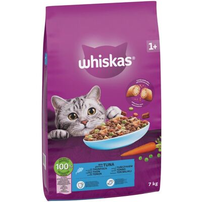 7kg 1+ Tonijn Whiskas Kattenvoer 7kg 1+ Tonijn Whiskas Kattenvoer