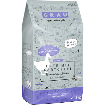 12 kg Grau Eend & Aardappel Hondenvoer droog 12 kg Grau Eend & Aardappel Hondenvoer droog