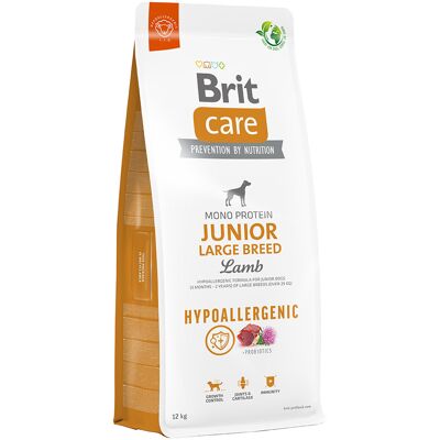 12kg Brit Care Dog Hypoallergenic Junior Large Breed Lam & Rijst Droog hondenvoer 12kg Brit Care Dog Hypoallergenic Junior Large Breed Lam & Rijst Droog hondenvoer