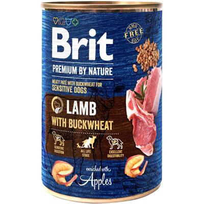 Brit Premium by Nature - Lam met Boekweit (12 x 400 g) Brit Premium by Nature - Lam met Boekweit (12 x 400 g)