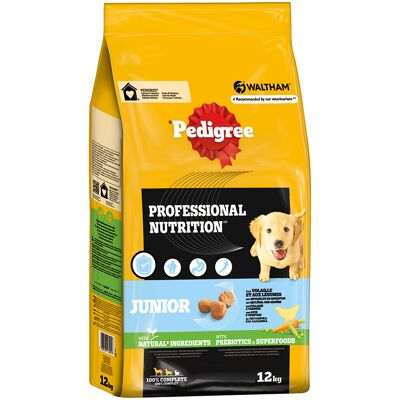 12kg Pedigree Professional Nutrition Junior met Gevogelte & Groente hondenvoer droog 12kg Pedigree Professional Nutrition Junior met Gevogelte & Groente hondenvoer droog