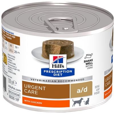 12x200g A/D Urgent Care Kip Hill's Prescription Diet Honden- en Kattenvoer 12x200g A/D Urgent Care Kip Hill's Prescription Diet Honden- en Kattenvoer