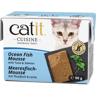 12x90g Catit Cuisine Mousse Tonijn met Zalm nat kattenvoer 12x90g Catit Cuisine Mousse Tonijn met Zalm nat kattenvoer