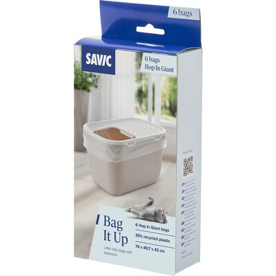 Savic Bag it Up Litter Tray Bags - Voordeelpakket: Hop In Giant (3 x 6 Stuks) Savic Bag it Up Litter Tray Bags - Voordeelpakket: Hop In Giant (3 x 6 Stuks)