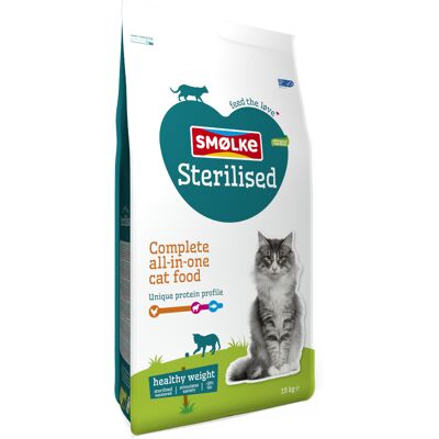10kg Smolke Sterilised Weight Control Kattenvoer 10kg Smolke Sterilised Weight Control Kattenvoer