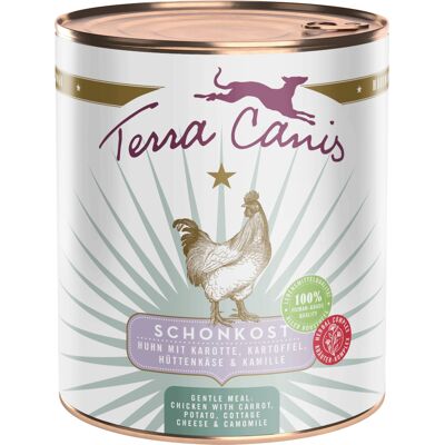 Terra Canis First Aid Schonkost Hondenvoer 6 x 800 g - Kip met Wortel, Venkel, Hüttenkäse & Kamille Terra Canis First Aid Schonkost Hondenvoer 6 x 800 g - Kip met Wortel, Venkel, Hüttenkäse & Kamille