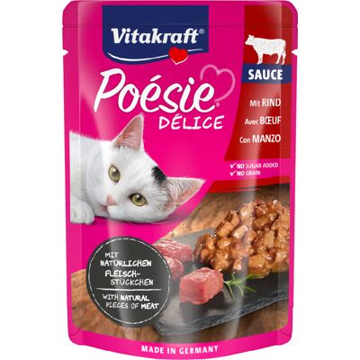 23x85g Vitakraft Poésie Délice Rund nat kattenvoer 23x85g Vitakraft Poésie Délice Rund nat kattenvoer
