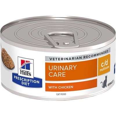 12x156g Feline c/d Urinary Kip Hill's Prescription Diet Kattenvoer 12x156g Feline c/d Urinary Kip Hill's Prescription Diet Kattenvoer